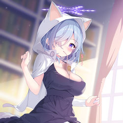 This is a pixiv picture whose title is ネコミミフードルナリンド.