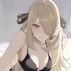 This is a pixiv picture whose title is シロナさん.