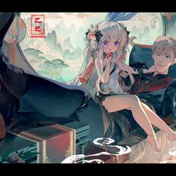 This is a pixiv picture whose title is 🐍新年快乐🐍.