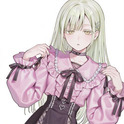 This is a pixiv picture whose title is 若叶睦.
