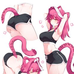 This is a pixiv picture whose title is Raora workout.