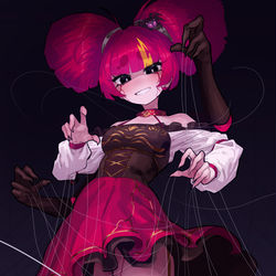 This is a pixiv picture whose title is skeb.