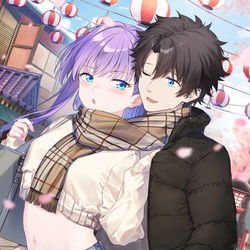 This is a pixiv picture whose title is お正月メルト๑´∀`๑)💙.