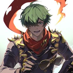 This is a pixiv picture whose title is ライト.