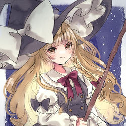 This is a pixiv picture whose title is 魔理沙.