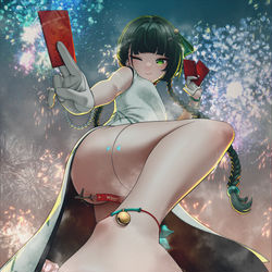 This is a pixiv picture whose title is 青衣祝大家新春快乐~.