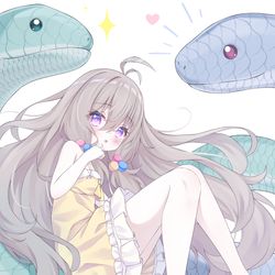 This is a pixiv picture whose title is 蛇年快乐！.