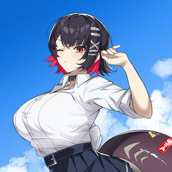 This is a pixiv picture whose title is 制服エレン.
