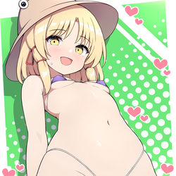 This is a pixiv picture whose title is マイクロビキニ諏訪子.