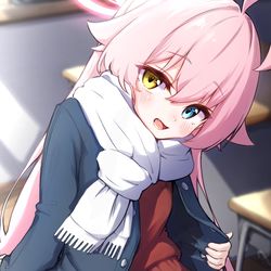 This is a pixiv picture whose title is ホシノ制服Ver..