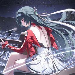 This is a pixiv picture whose title is 耀嘉音.