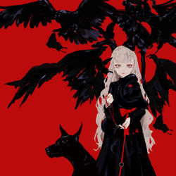 This is a pixiv picture whose title is BLACK＆RED.