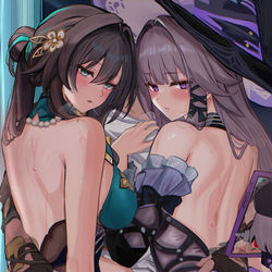 This is a pixiv picture whose title is ヘルタとルアン.