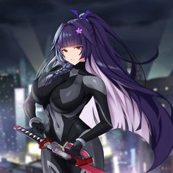 This is a pixiv picture whose title is commission for American 0utlier.