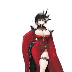 This is a pixiv picture whose title is Chien Wu (Azur Lane) 🕸️.