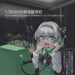 This is a pixiv picture whose title is 1/30は3分間電話の日！.