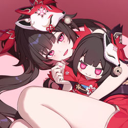 This is a pixiv picture whose title is 花火.