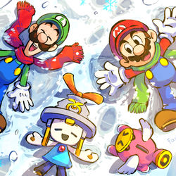 This is a pixiv picture whose title is マリオ＆ルイージまとめ⑧.