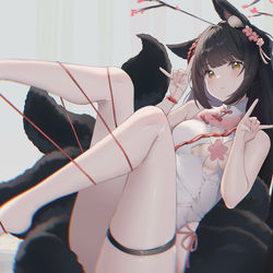 This is a pixiv picture whose title is 九尾長門.