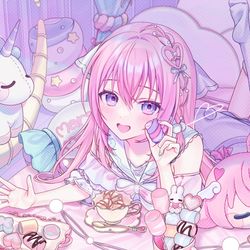 This is a pixiv picture whose title is ましゅまろルカさん🍬.