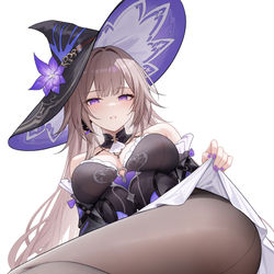 This is a pixiv picture whose title is 黑塔.