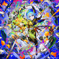 This is a pixiv picture whose title is SuperNova.