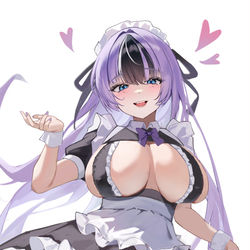 This is a pixiv picture whose title is 💜𝓜𝓪𝓲𝓭 𝓙𝓲𝓮𝓷💜.
