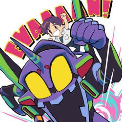 This is a pixiv picture whose title is Evangelion.