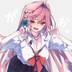 This is a pixiv picture whose title is ギャル先輩.