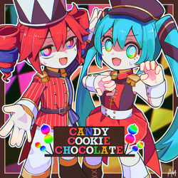 This is a pixiv picture whose title is キャンディークッキーチョコレート！.