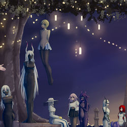 This is a pixiv picture whose title is 2025春节图.