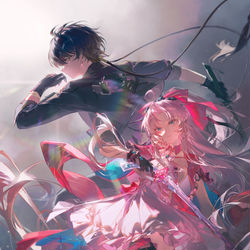 This is a pixiv picture whose title is Carlotta and rover.