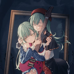 This is a pixiv picture whose title is 助けて.