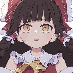 This is a pixiv picture whose title is 霊夢.