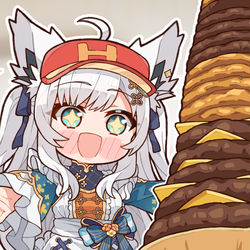 This is a pixiv picture whose title is Burger Tower ✨.