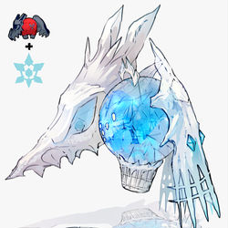 This is a pixiv picture whose title is 氷龍レジドラゴ.