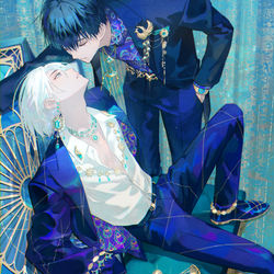This is a pixiv picture whose title is 奏でる.