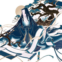 This is a pixiv picture whose title is 物語るもの.