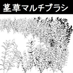 This is a pixiv picture whose title is 茎草マルチブラシ.
