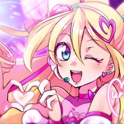 This is a pixiv picture whose title is キュアアイドルさん.