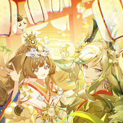 This is a pixiv picture whose title is 新年快乐.