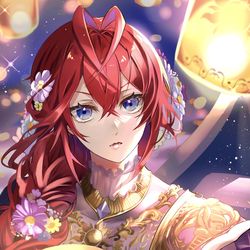This is a pixiv picture whose title is 夜空のシフォン.