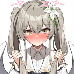 This is a pixiv picture whose title is ナギサ（ツインテール）.