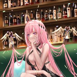 This is a pixiv picture whose title is Elysia - Birthday!.