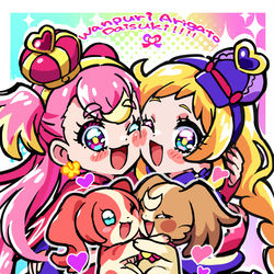 This is a pixiv picture whose title is 🐶🎀✨.
