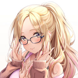 This is a pixiv picture whose title is 眼鏡の星南会長.
