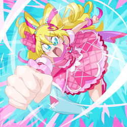 This is a pixiv picture whose title is キュアアイドルデビュー！.