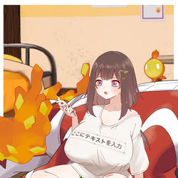 This is a pixiv picture whose title is 休日のりんご.
