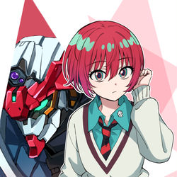 This is a pixiv picture whose title is 君にも見えた？向こう側が.