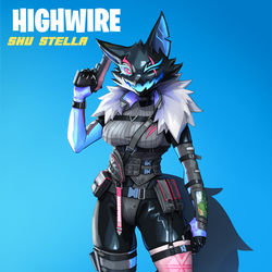 This is a pixiv picture whose title is Highwire.